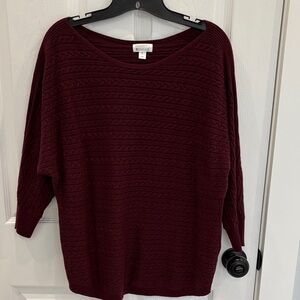 Michael Kors Women's Crewneck Sweater in Burgundy